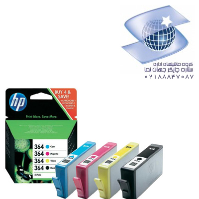 تونر کارتریج جوهری غیر اورجینال اچ پی مدل Hp 364 -چهار رنگ