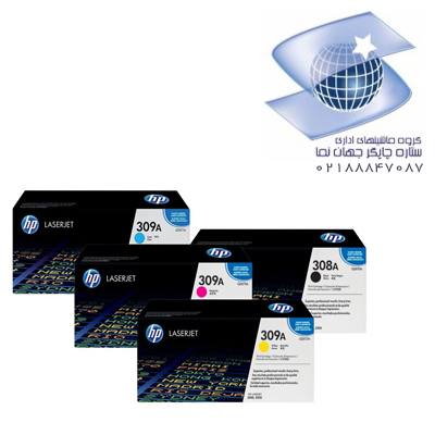 تونر کارتریج لیزر رنگی غیر اورجینال اچ پی مدل Hp 309a-308a -چهار رنگ