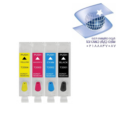 کارتریج قابل شارژ جوهری اپسون مدل Epson 200 -چهار رنگ