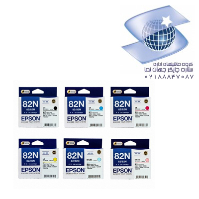 کارتریج جوهری اپسون مدل Epson 82n Cmy -شش رنگ
